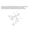 Car Universal Aluminum Alloy Window Crank Handle (2 pcs)