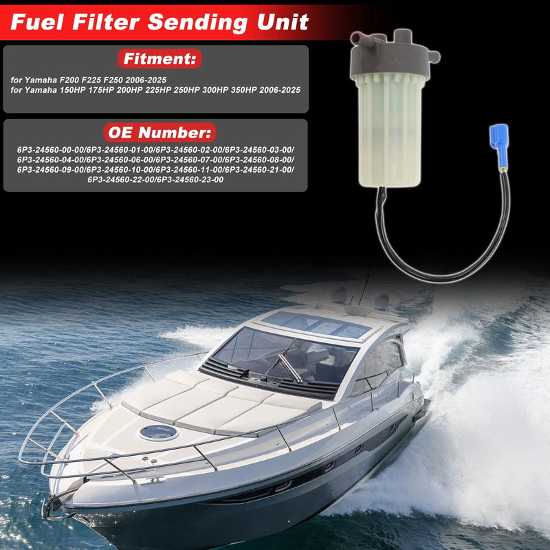 Yamaha F200 F225 F250 Fuel Filter Assembly