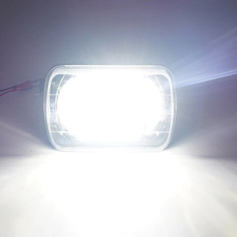Universal Vehicles Brightest 5x7" 7x6" Rectangle LED Hi/Lo Headlight Assembly