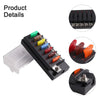 Automotive and Marine Fuse Box / 6-Circuit Waterproof / Electrical Systems
