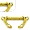 Motorcycle CNC Aluminum Gold 7/8" Handlebar Balance Cross Bar Lever
