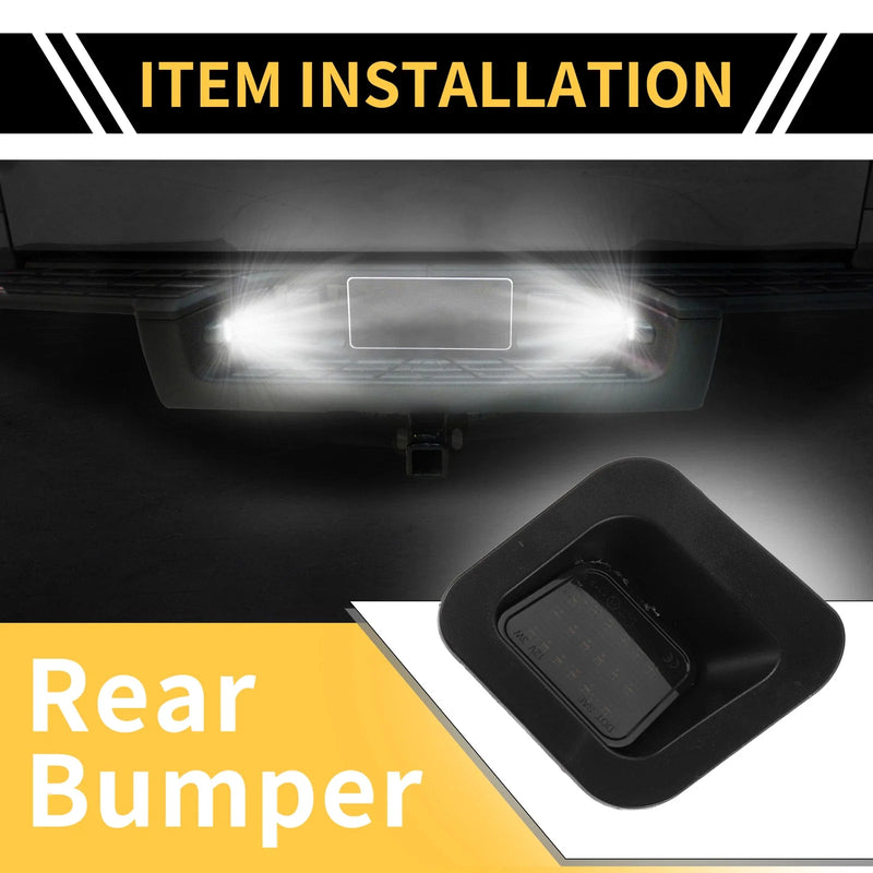Dodge Ram 1500 / 2500 / 3500 Smoked Lens White License Plate Light