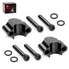 Can-Am / Honda / Yamaha 7/8" Black Handlebar Risers 30mm