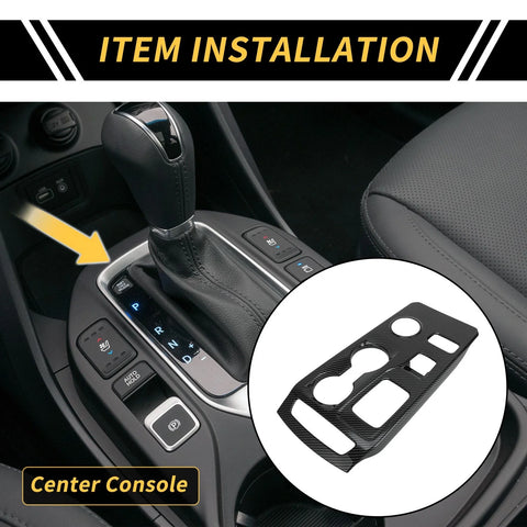 Ford Ranger Carbon Fiber Gear Shift Frame Panel Cover Trim (2023-2024)