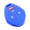 Mitsubishi Galant Blue 4 Button Silicone Key Shell Cover (2004-2012)