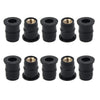 Motorcycle Rubber ATV Panel Nuts 5mm 10 x