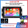 Jeep Chrysler Dodge 8" Android Quad Core Stereo Radio GPS Navigation (2014-2023)