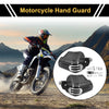 Motorcycles Knuckle Guard Protector Silver Tone PC Universal Hand Guard