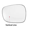 BMW X3 Heated Left Side Rearview Mirror Glass (2004-2010)