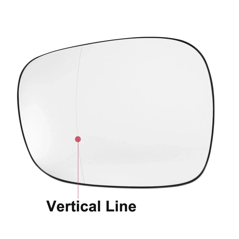 BMW X3 Heated Left Side Rearview Mirror Glass (2004-2010)