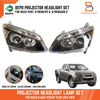 Isuzu D-Max Pickup (2012-2015) -  H11 HB3 Black Projector Headlights