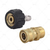 Pressure Washer 1 Pair M22-14 Adapter 1/4" Quick Connect Coupler