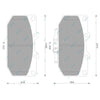 Nissan Silvia S15 2.0L SR20DET 1999~2002 RWD Brembo Front Disc Brake Pad Set