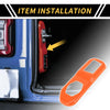 Jeep Wrangler JL JLU (2018-2024) - ABS Orange Rear Trunk Lock Panel Cover Trim