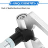 Subaru Impreza Triangle Tow Hooks (Silver Tone)