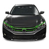 Honda Civic 8 Pcs Front Hood Grille Bumper Trim Stickers (2016-2020)