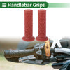 25mm Motorcycle Hand Grips Cover TPU Dark Red