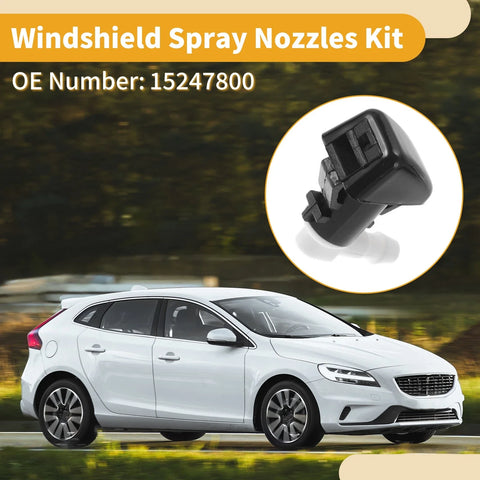 Chevrolet Malibu with Gaskets Windshield Washer Nozzle Kit (2008-2012)