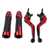 Honda CBR125R CBR250R Red Extendable Brake Clutch Levers (2004-2016)