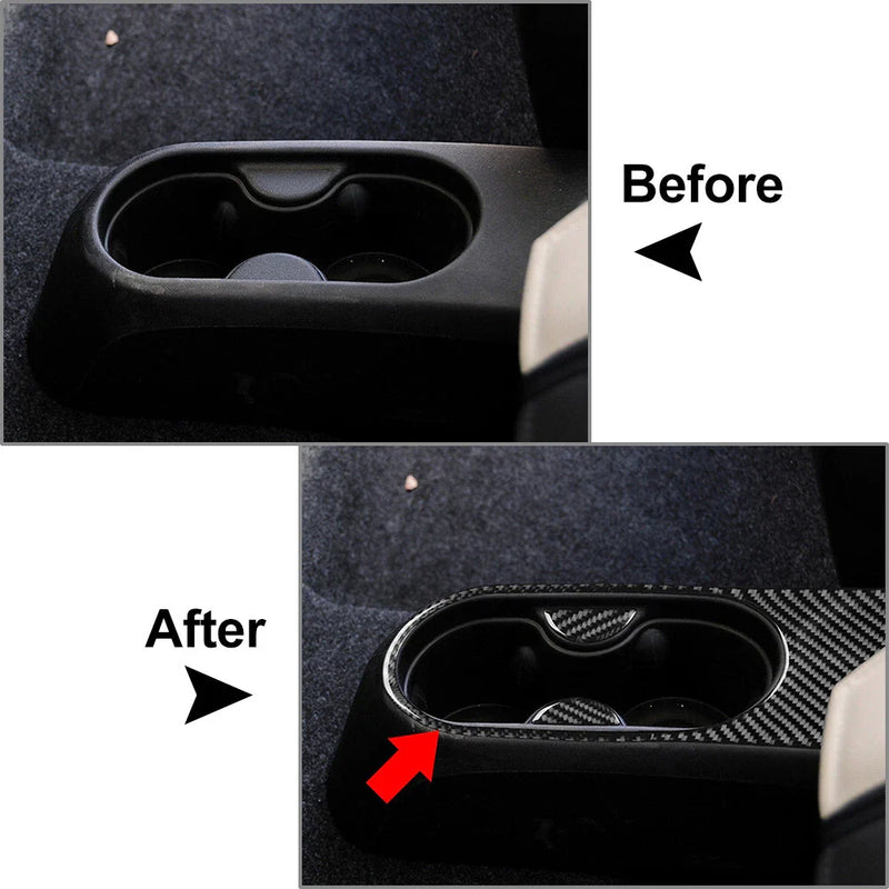 Fiat 500 Carbon Fiber Handbrake Panel Cover Trim (2012-2015)