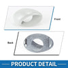 BMW M3 White Front Right Side Bumper Headlight Washer Nozzle Cover Cap (2008-2013)