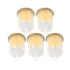 Industrial Motorcycle Inline Gas Line 5 x 3/8" Fuel Filters