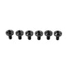 Bike Motorcycle 6 x Black Titanium M5x30mm Torx Head Screws