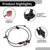 Ford Fusion 2007-2011 Rear Right FWD ABS Wheel Speed Sensor