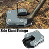 Honda PCX125 Kickstand Plate Pad Aluminum Alloy Titanium Tone