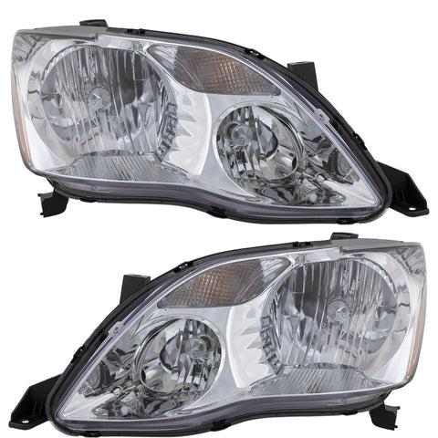 Halogen Headlight Set For 2005-2007 Toyota Avalon XL XLS