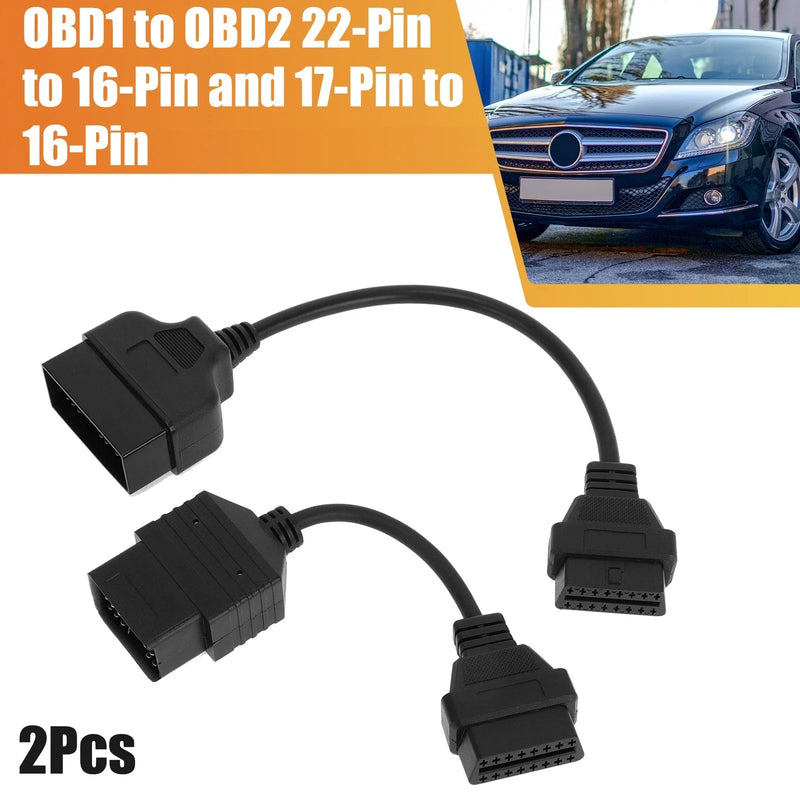 Toyota 2 x OBD1-OBD2 22-16 & 17-16 Adapter Cable