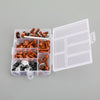 Orange Aluminium Fairing Trim 158 Piece M5/M6 Bolt Set