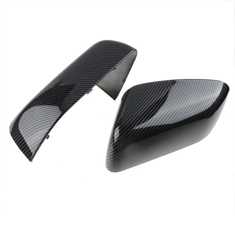 Land Rover Range Rover Sport LR2 LR4 2 x Carbon Fiber Mirror Cover Caps (2010-2014)
