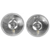 7in Sealed Beam Headlight 178mm Round Glass Lens H4 Pair