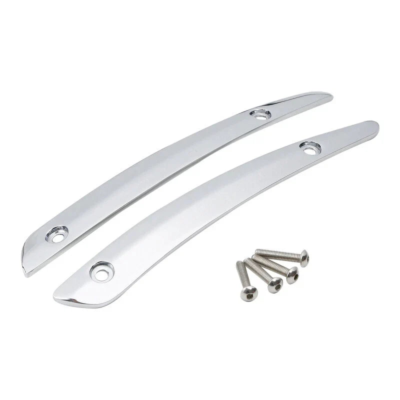 Harley Road Glide Chrome Split Windshield Side Trims 16-18 (2015 - 2023)
