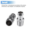 Chevy Silver Tone 1 Set 1/2 NPT Vehicle Heater Hose Fittings Replacement