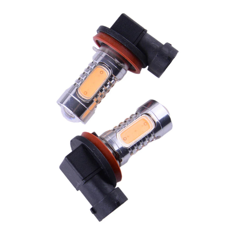 Car Truck Pickup Red H11 H9 H8 Fog Lights Driving Lamps
