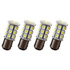 Marine Boat 4 x 27SMD BA15D Red LED Light Bulbs (1004, 1076, 1142)