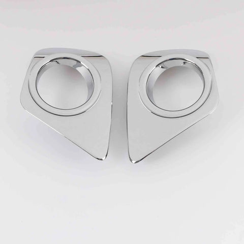Dodge Journey (2011-2018) 2 x ABS Front Fog Light Lamp Lid Chrome Cover Trim
