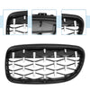 BMW 335d 328i 335i xDrive Silver Tone Pair Front Hood Bumper Grille