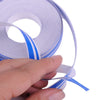 Car Body Decor Blue Double Line Pinstripe Sticker Tape