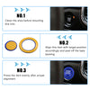 Jeep Cherokee & Dodge Engine Start Stop Button Cover Trim Kit (2014-2023)