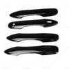 Toyota Camry 8 x Black Outer Door Handle Bowl Cover Trim (2018-2023)