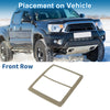 Toyota Tacoma Front Row Headlight Trim Bezel Light Brown (2016–2023)