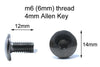 Suzuki GSX-R Bolzen / 10x m6 x 12mm / Edelstahl Verkleidung