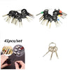 41pcs Terminal Removal Tool Car Electrical Wire Connector Extractor Pin