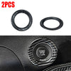 Dodge Challenger Carbon Fiber Engine Start Push Button Ring Trim (2015-2020)