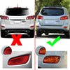 Hyundai Santa Fe (2007-2009) NEW 2 x Fog Light Rear Reflector Lamps