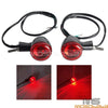 Harley Sportster XL 1200 883 Bullet Taillights Red Brake Lights (92-22)