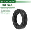 Oil Seal 32x52x10mm 5 Pcs Rotary Shaft Seal NBR Rubber Black